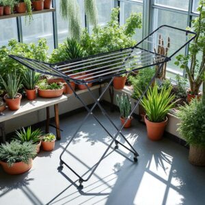 SKN NO 597- SLEEK TYPE CLOTHSTAND FOLDABLE